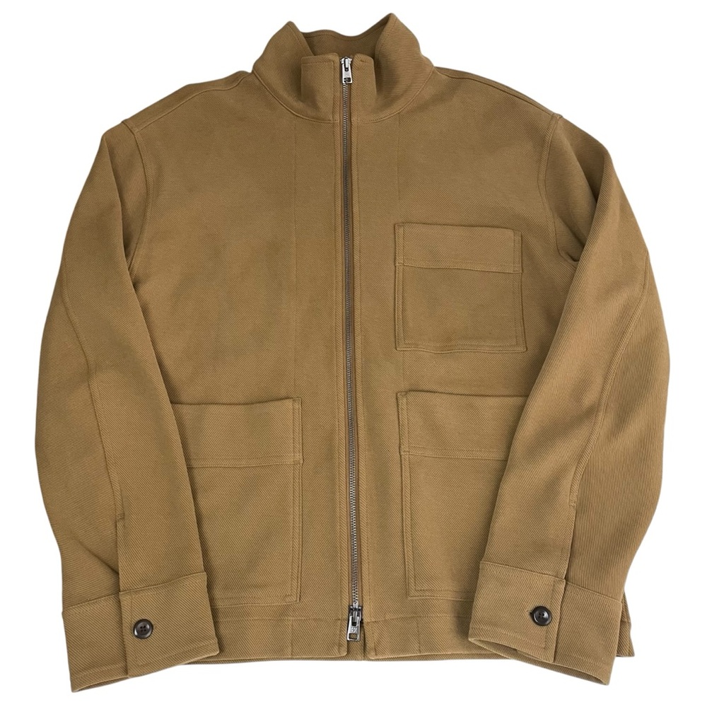 Banana Republic Men’s Ponte Zip Up Chore Coat Jacket Hazel Gaze Medium - Picture 13 of 14